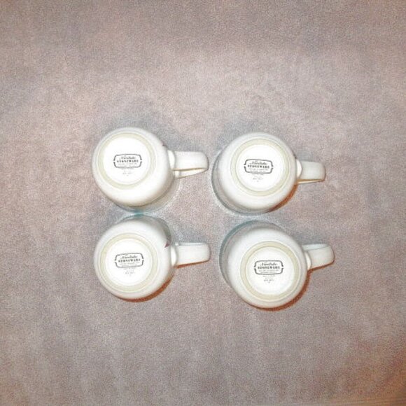 VTG Set Of 4 Noritake NEW WEST Stoneware MUGS Cups 8696 DISCONTINUED Japan LOT - Picture 7 of 8